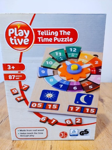 Zdjęcie oferty: PlayTive Puzzle Wtykowe Zegar 
