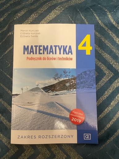 Zdjęcie oferty: Matematyka 4 podręcznik do liceów i techników