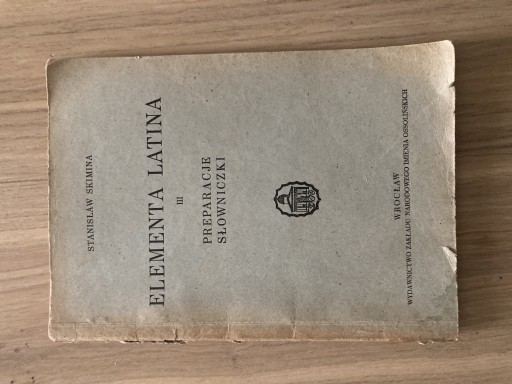 Zdjęcie oferty: Elementa Latina Ossolineum 1948 rok
