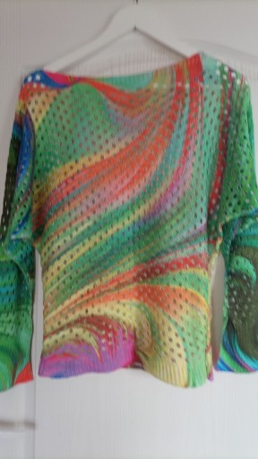 Zdjęcie oferty: Sweterek ażurowy kolorowy