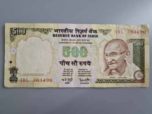 Zdjęcie oferty: Indie - 500 Rupees (2000)
