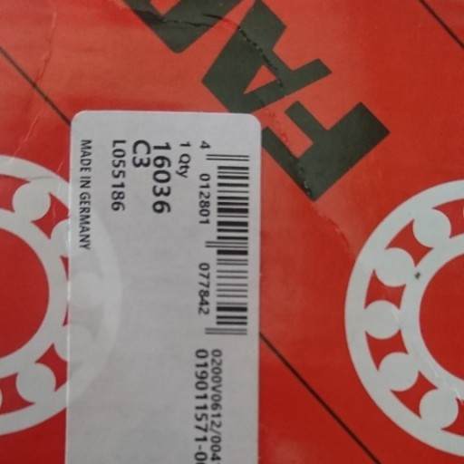 Zdjęcie oferty: Łożysko kulkowe FAG 16036 C3