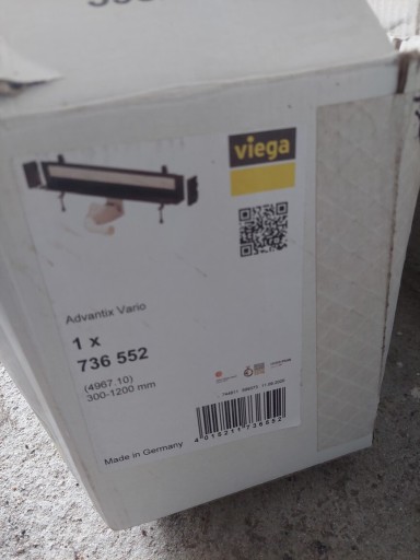 Zdjęcie oferty: Viega Advantix Vario - odpływ ścienny 30-120 cm 