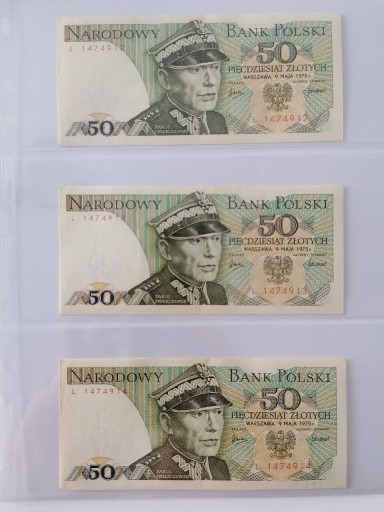 Zdjęcie oferty: 50 złotych 1975 seria L 