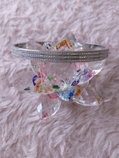 Zdjęcie oferty: Przepiękna bransoletka cyrkonie stal chirurgiczna cudnie się mieni nowa