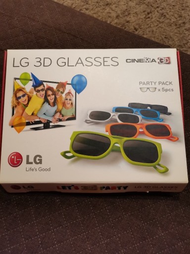 Zdjęcie oferty: Okulary 3D LG Glasses Cinema