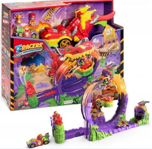 Zdjęcie oferty: T-Racers Dragon Loop Zestaw z wyrzutnią Magic Box