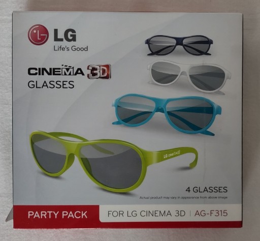 Zdjęcie oferty: LG AG-F315 okulary 3D zestaw 4 szt.