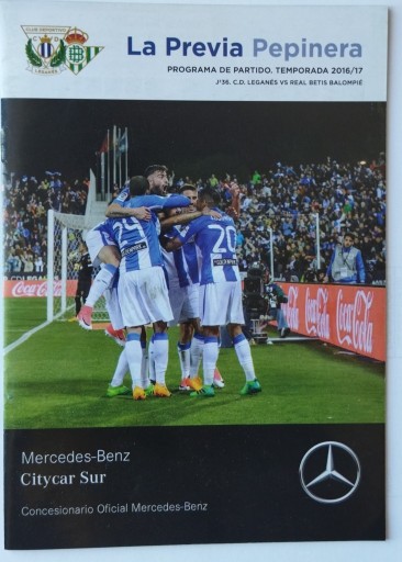 Zdjęcie oferty: Program meczowy CD Leganes Real Betis + magazyn