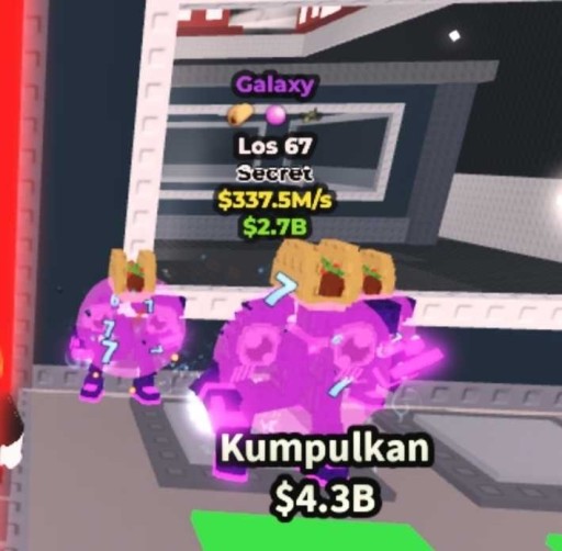 Zdjęcie oferty: Los 67 Galaxy 337.5M/s - three traits - Steal a Brainrot