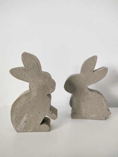 Zdjęcie oferty: Figurka królik zając Wielkanoc rękodzieło prezent 