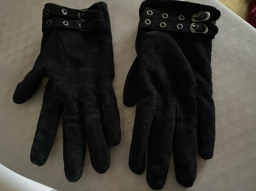 Zdjęcie oferty: Rękawiczki zamszowe czarne kapp ahl