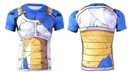 Zdjęcie oferty: KOSZULKA T-SHIRT DRAGON BALL Z VEGETA RASHGUARD