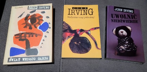 Zdjęcie oferty: 3książki John Irving