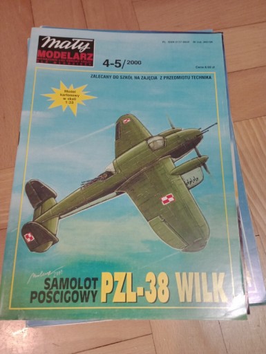 Zdjęcie oferty: Pzl-38 Wilk-Mały Modelarz 4-5/2000