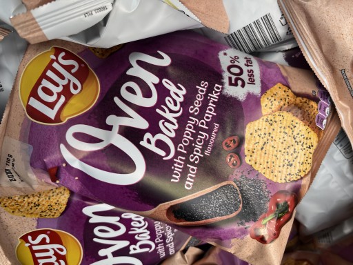 Zdjęcie oferty: 5 x Chipsy lays oven baked poppy seeds & paprika