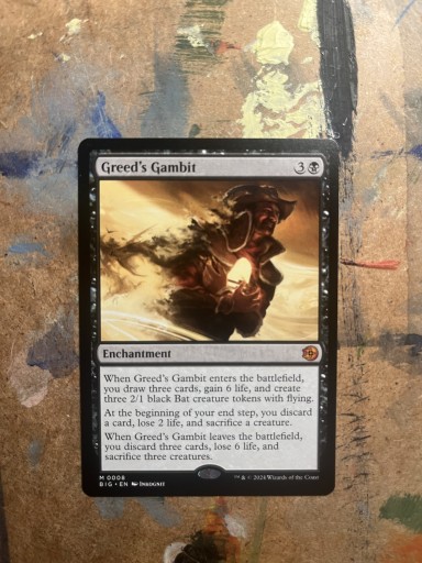 Zdjęcie oferty: Magic the Gathering Greed's Gambit Mythic 