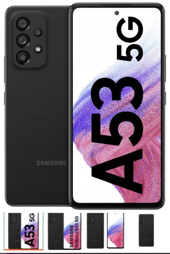 Zdjęcie oferty: Smartfon Samsung Galaxy A53 5 GB czarny jak nowy