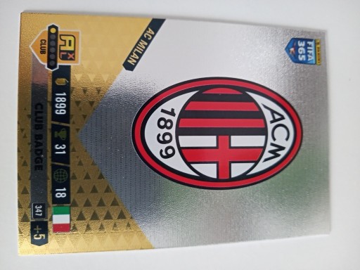 Zdjęcie oferty: Adrenalyn 2023 Fifa 365 Club Badge Milan 347