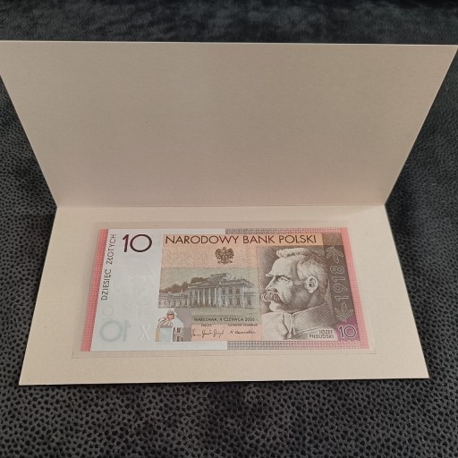 Zdjęcie oferty: Banknot kolekcjonerski 10zł Piłsudski 