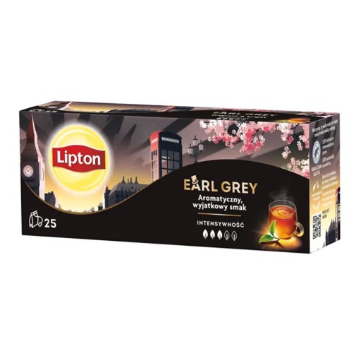 Zdjęcie oferty: Herbata czarna ekspresowa Lipton Earl Grey 37,5 g