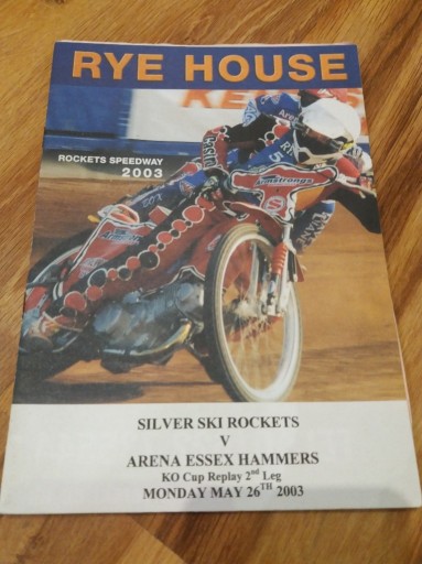 Zdjęcie oferty: Żużel program Rye House - Arena Essex 2003