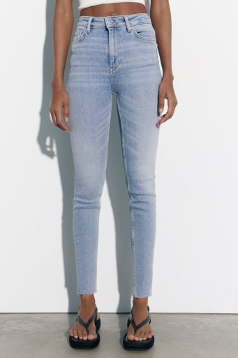 Zdjęcie oferty: ZARA WOMAN JEANSY SKINY RURKI WYSOKI STAN  XS 34