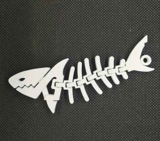 Zdjęcie oferty: Wydruk 3D rekin ruchomy zawieszka do kluczy brelok