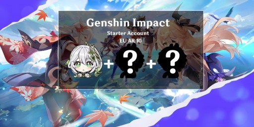 Zdjęcie oferty: Genshin Impact Konto EU AR10 Nahida + 2x Losowa 5*