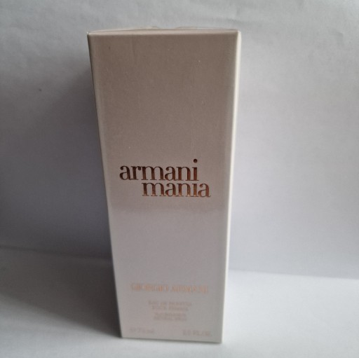 Zdjęcie oferty: GIORGIO ARMANI MANIA 75ML EAU DE PARUM UNIKAT PERMIEROWA EDYCJA