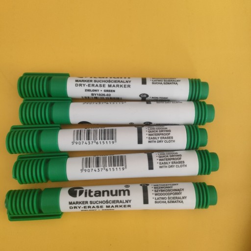 Zdjęcie oferty: Marker suchościeralny zielony Titanum