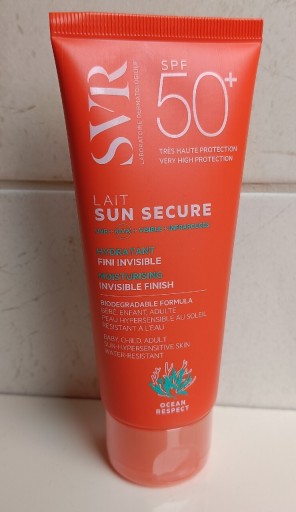 Zdjęcie oferty: SVR Sun Secure Lait biodegradowalne mleczko SPF 50+, 100 ml NOWY!!!