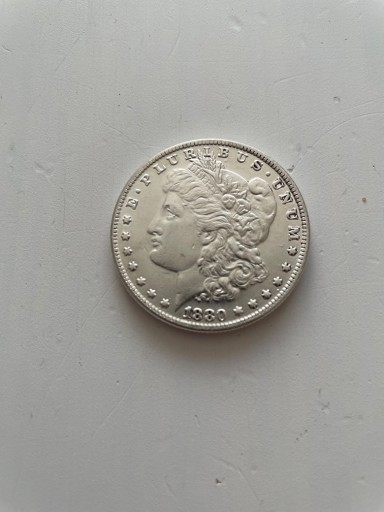Zdjęcie oferty: 1 dolar USA Morgan 1880 s Ag 900