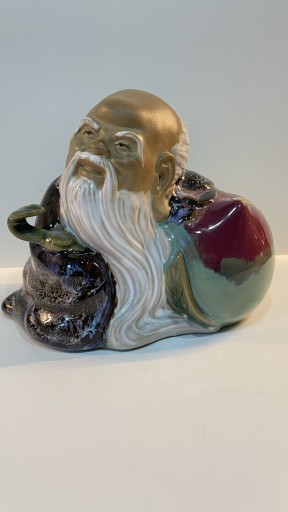 Zdjęcie oferty: Figurka porcelanowa chińska starzec z workiem