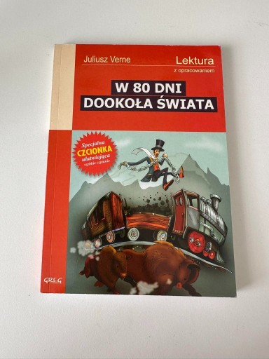 Zdjęcie oferty: Lektura książka W 80 dni dookoła świata - J. Verne