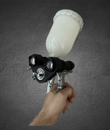 Zdjęcie oferty: Latarka lakiernicza lampka na pistolet lakierniczy