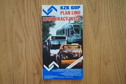 Zdjęcie oferty: KZK GOP Plan Linii Komunikacyjnych 2000r. 