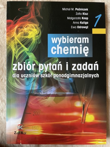 Zdjęcie oferty: Wybieram chemię zbiór pytań i zadań 