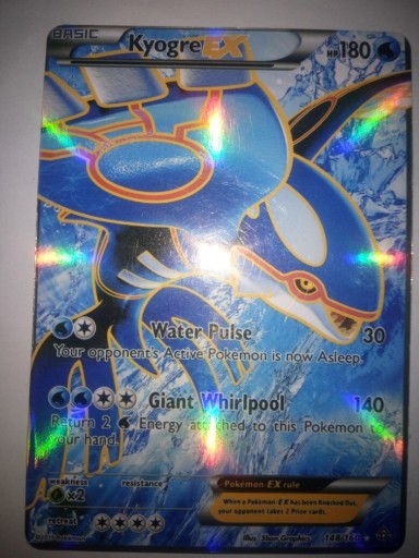 Zdjęcie oferty: Kyogre EX holo