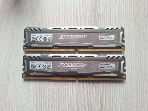 Zdjęcie oferty: Pamięć Ballistix DDR4, 2x8 GB, 3000MHz, CL16