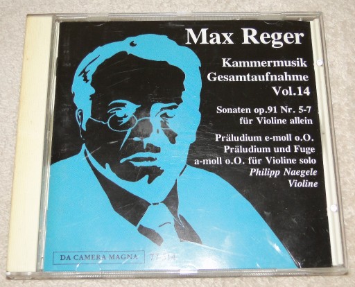 Zdjęcie oferty: Max Reger: 3 Sonaten op.91 for Violin solo