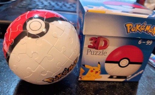 Zdjęcie oferty: Puzzle 3D Pokemon Pokeball Ravensburger