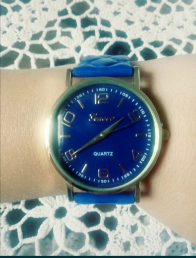 Zdjęcie oferty: Zegarek geneva granatowy damski nowy
