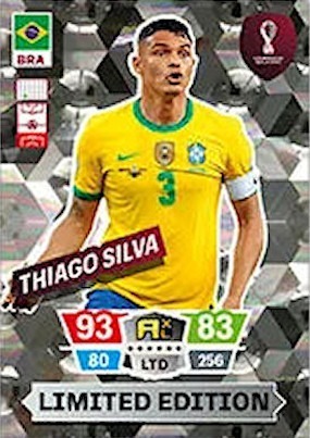 Zdjęcie oferty: THIAGO SILVA LIMITED EDITION BRAZYLIA - WORLD CUP QATAR 2022