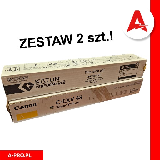 Zdjęcie oferty: Canon C-EXV48 toner oryg. Yellow + Black C1325iF