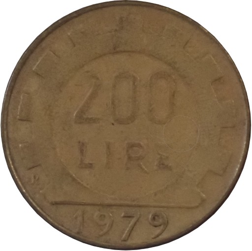 Zdjęcie oferty: Włochy 200 lire z 1979 roku - OBEJRZYJ MOJĄ OFERTĘ