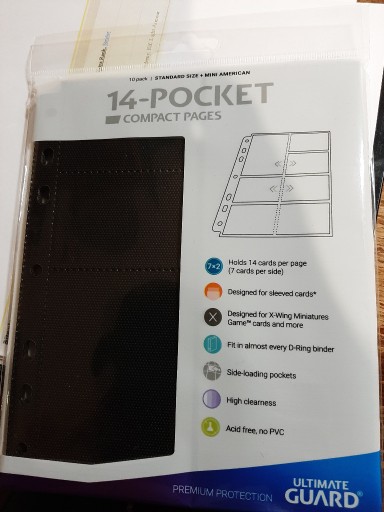 Zdjęcie oferty: ULTIMATE GUARD STRONY A5 na karty -10 STRON- SW LEGION! TANIO !