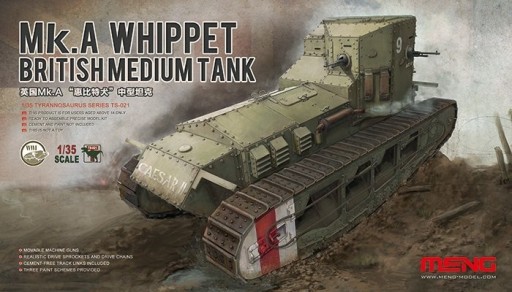 Zdjęcie oferty: Meng Model TS021 British medium tank Mk.A Whipet