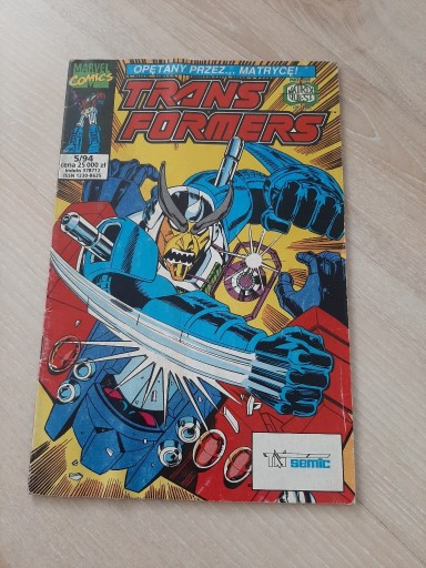 Zdjęcie oferty: TRANS FORMERS 5/94 TM-SEMIC  nr kat. 693