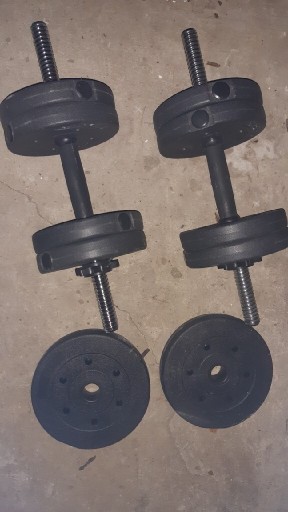 Zdjęcie oferty: Hantle 4 x 1,25kg + 2×2,5 kg